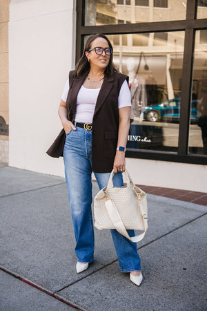 SLEEVELESS BLAZER