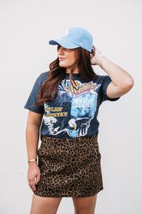 CHEETAH MINI SKIRT