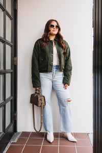CROPPED BARN JACKET