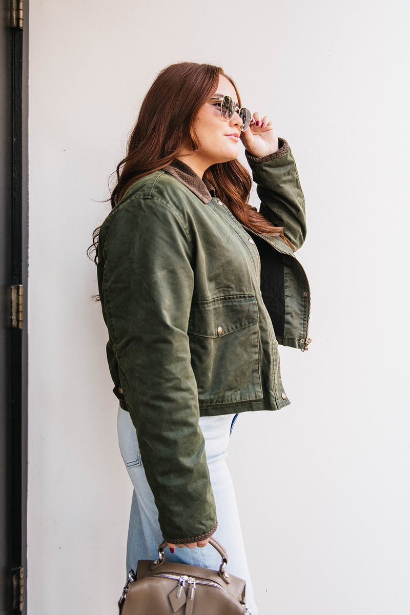 CROPPED BARN JACKET