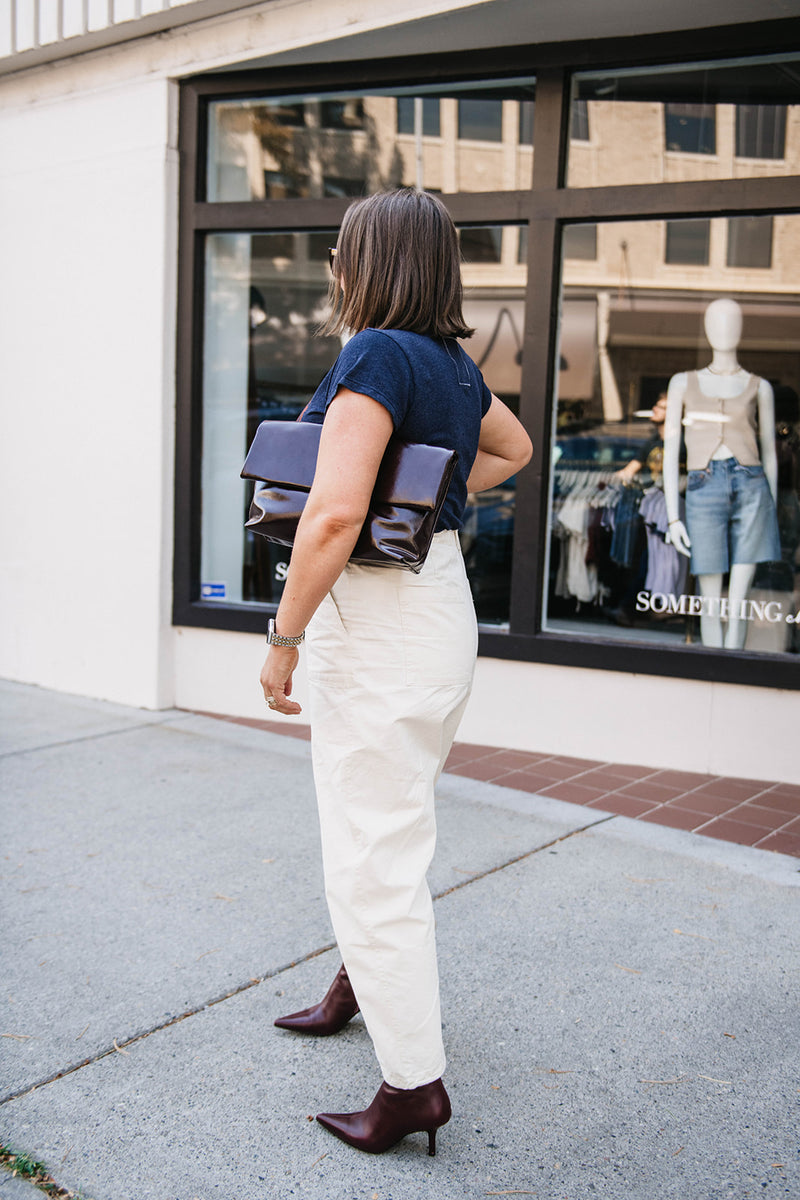 TWILL BARREL PANT