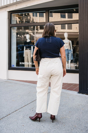 TWILL BARREL PANT