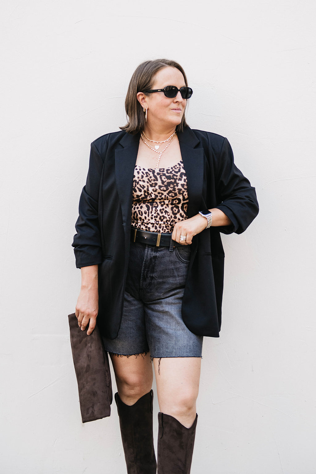 KAYLEE HIGH RISE PINCHED STRAIGHT SHORT