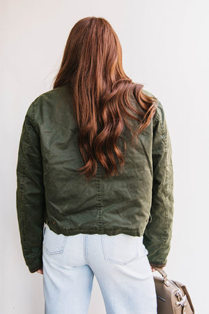 CROPPED BARN JACKET
