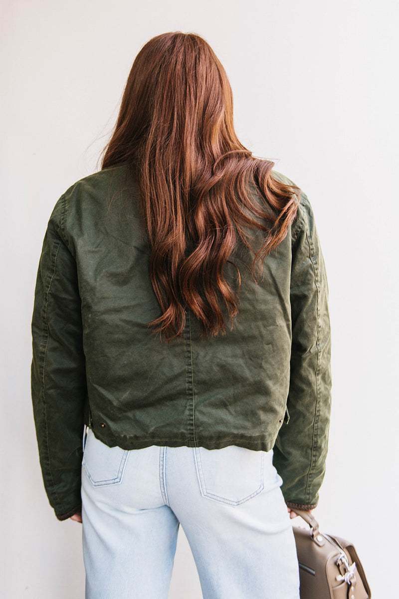 CROPPED BARN JACKET