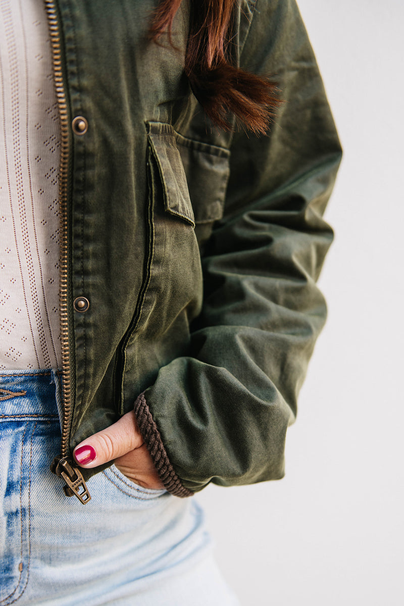 CROPPED BARN JACKET