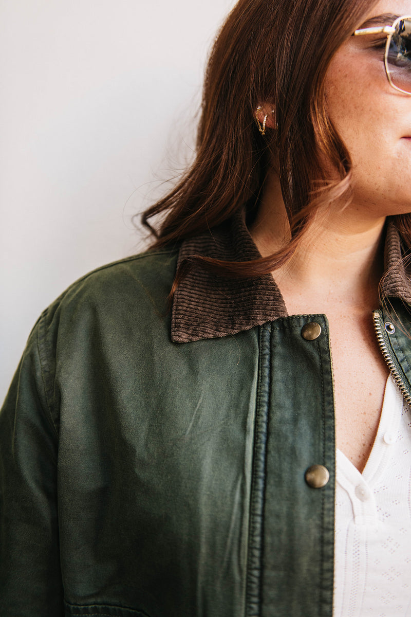 CROPPED BARN JACKET