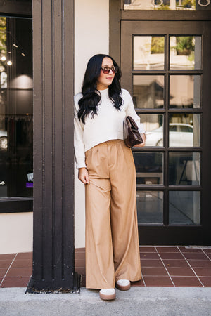 BOXY CROPPED SWEATER