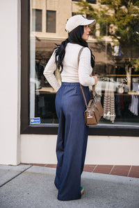 TENCEL WIDE LEG PANT