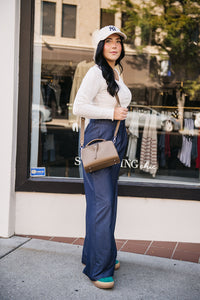 TENCEL WIDE LEG PANT