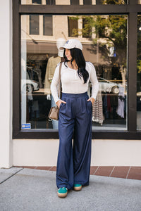 TENCEL WIDE LEG PANT