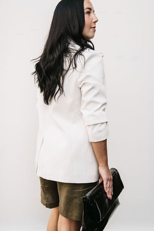 SINGLE BUTTON BLAZER