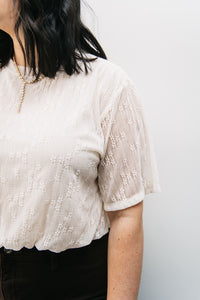 SEMI SHEER DELICATE TEE