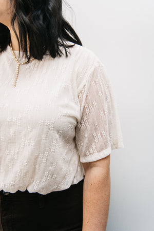 SEMI SHEER DELICATE TEE