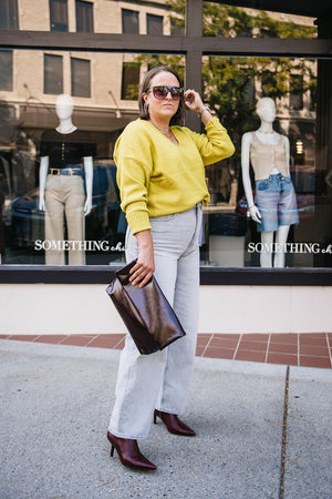 SOFT RIB V-NECK SWEATER