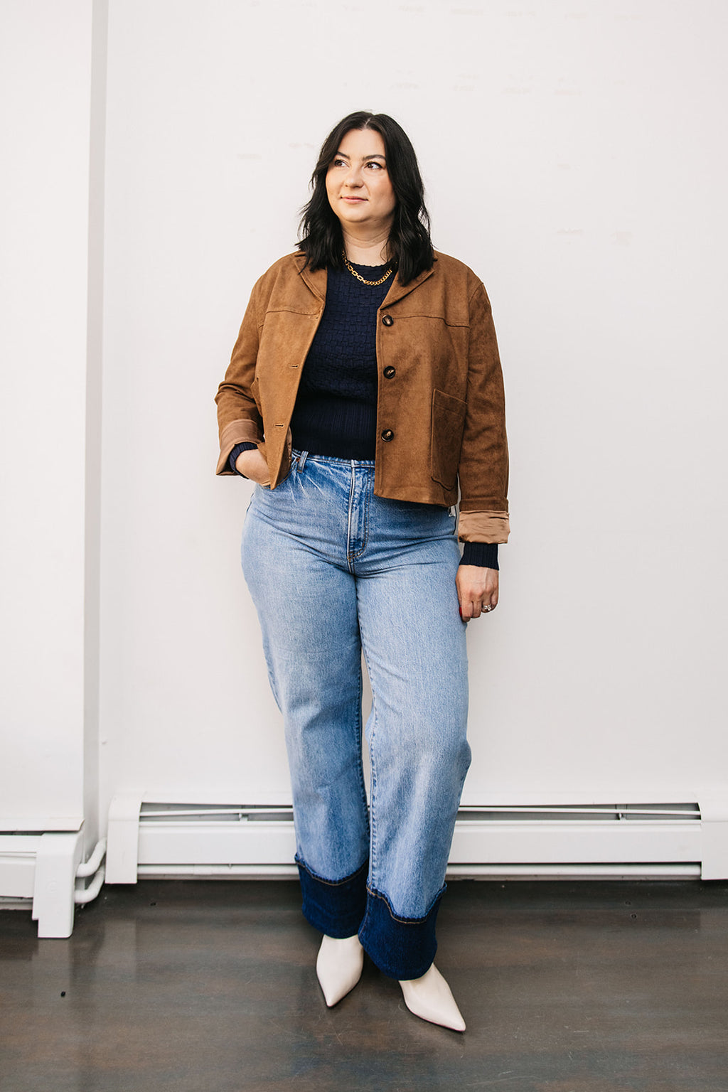 FAUX SUEDE JACKET
