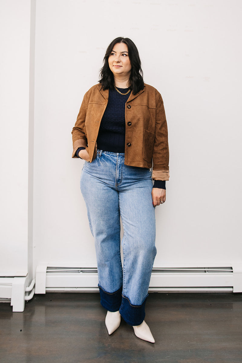 FAUX SUEDE JACKET