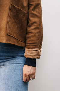 FAUX SUEDE JACKET