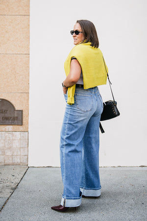 SOFT RIB V-NECK SWEATER