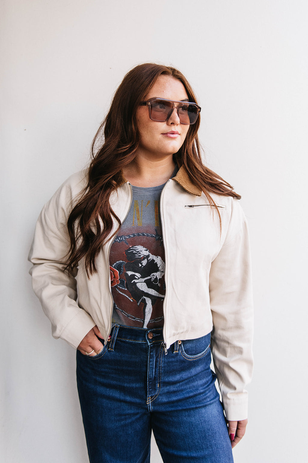 CORDUROY COLLAR BARN JACKET