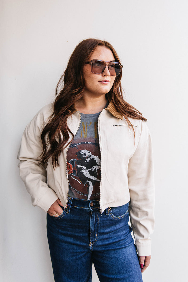 CORDUROY COLLAR BARN JACKET