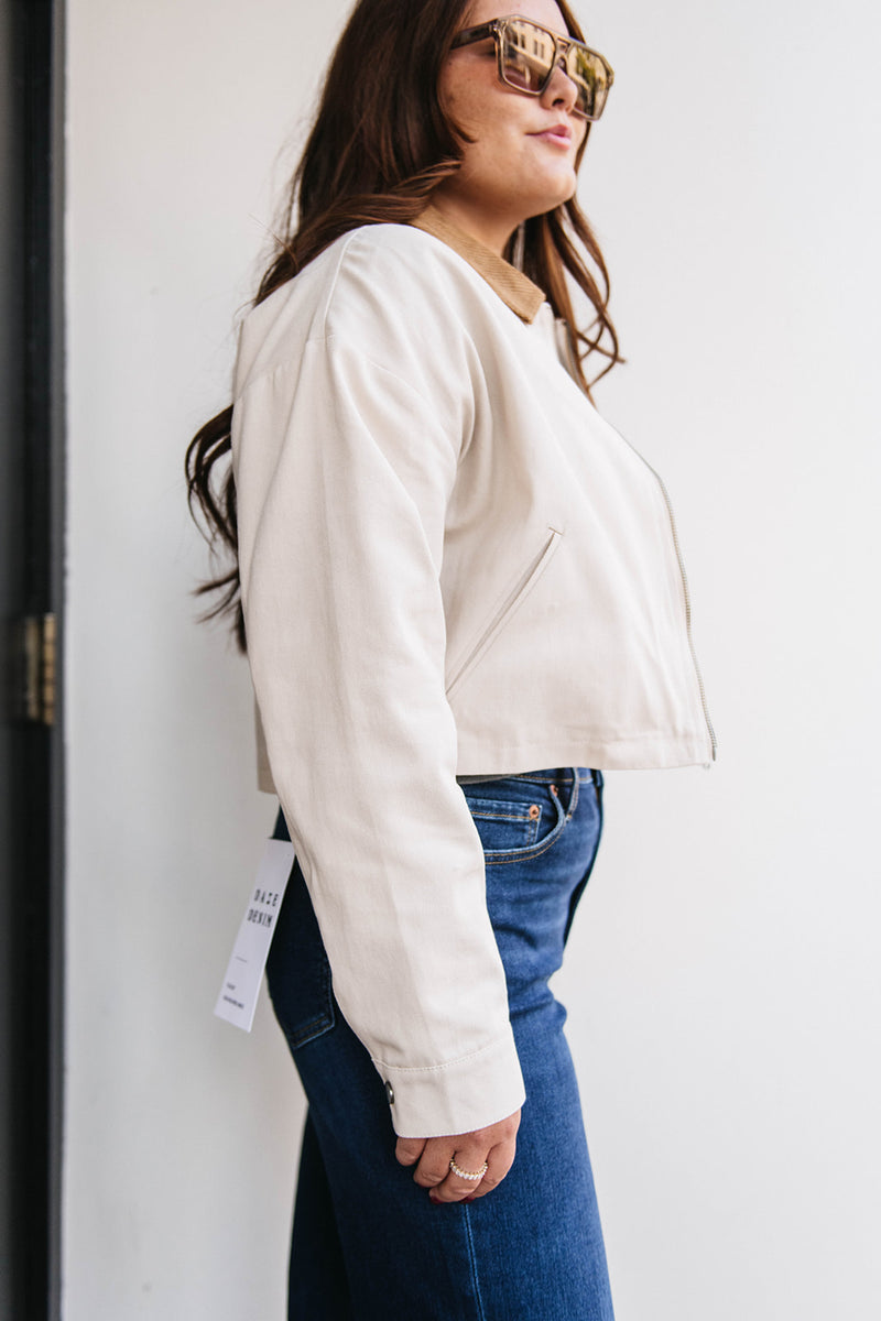 CORDUROY COLLAR BARN JACKET