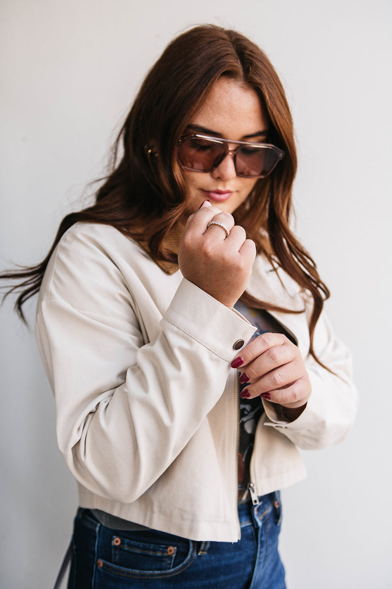 CORDUROY COLLAR BARN JACKET