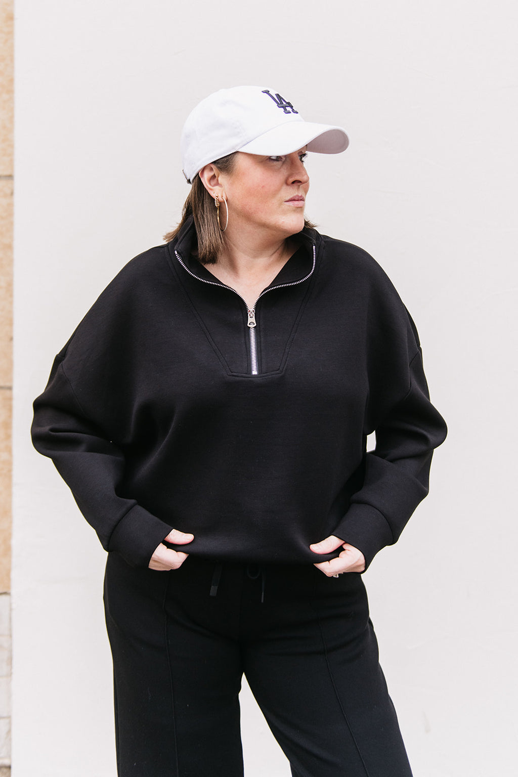 SOFT KNIT HALF ZIP