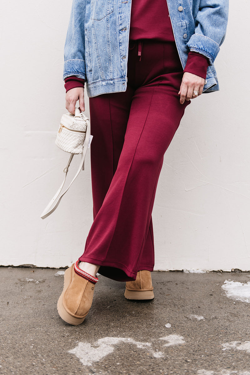 SOFT KNIT DRAWSTRING PANT