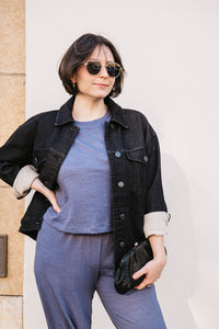 TEXTURED CREW NECK TANK TOP