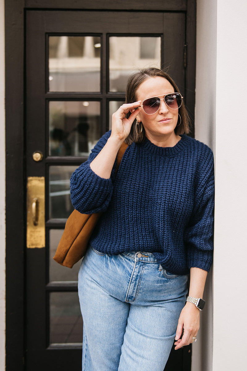 RELAXED KNIT SWEATER