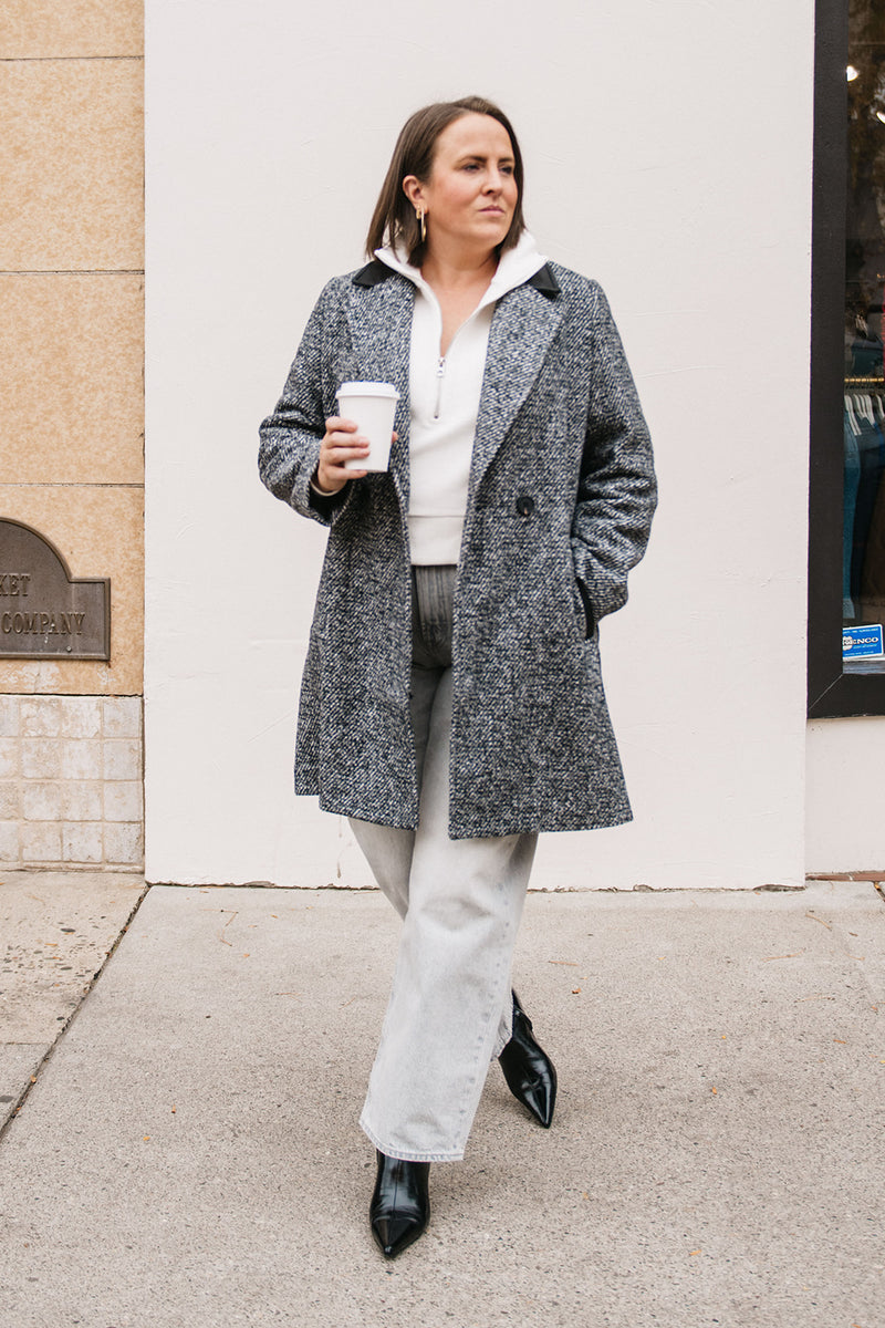 MOCK NECK HALF ZIP TOP