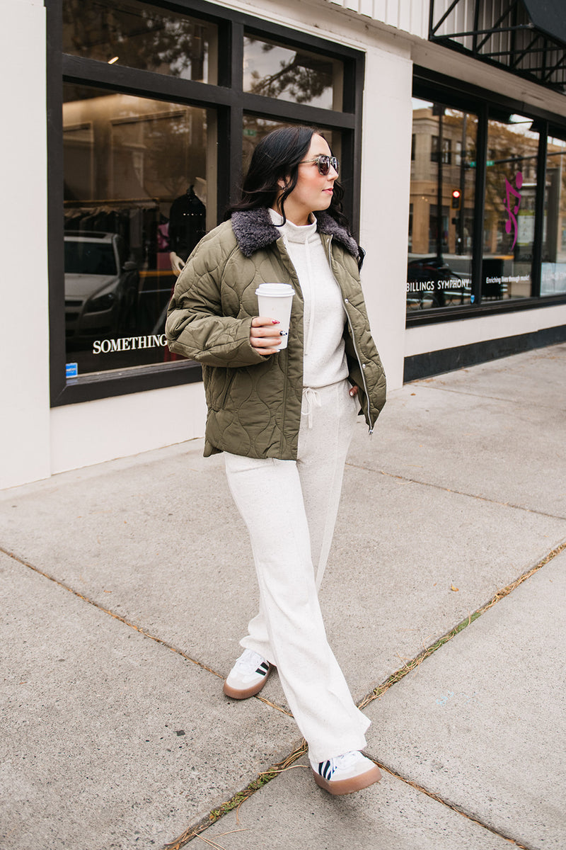 SOFT KNIT DRAWSTRING PANT