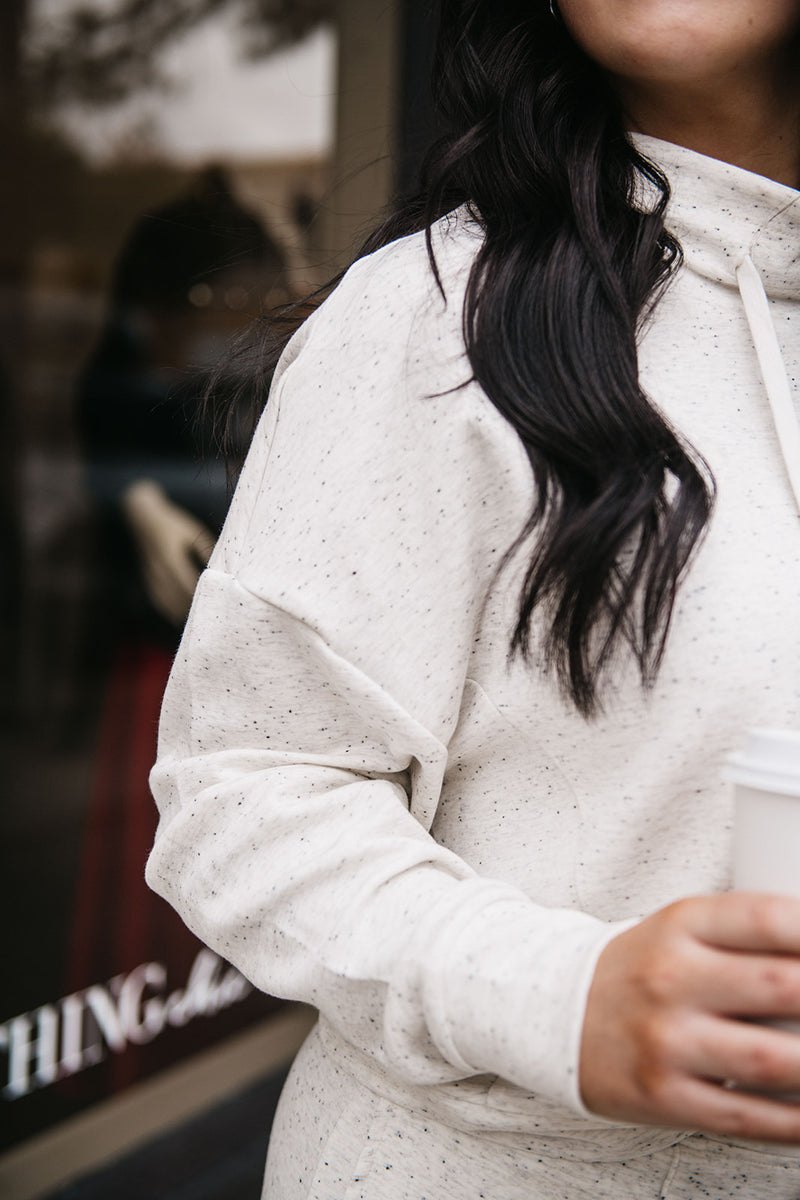 SOFT KNIT MOCK NECK PULLOVER