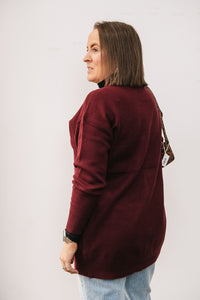 LONG V-NECK CARDIGAN