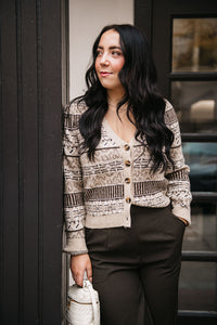 MULTI PATTERN CARDIGAN