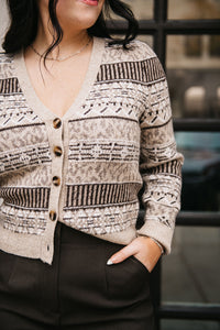 MULTI PATTERN CARDIGAN