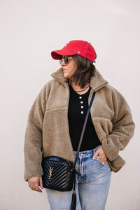 FAUX SHERPA JACKET