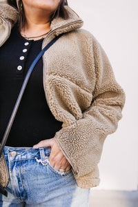 FAUX SHERPA JACKET