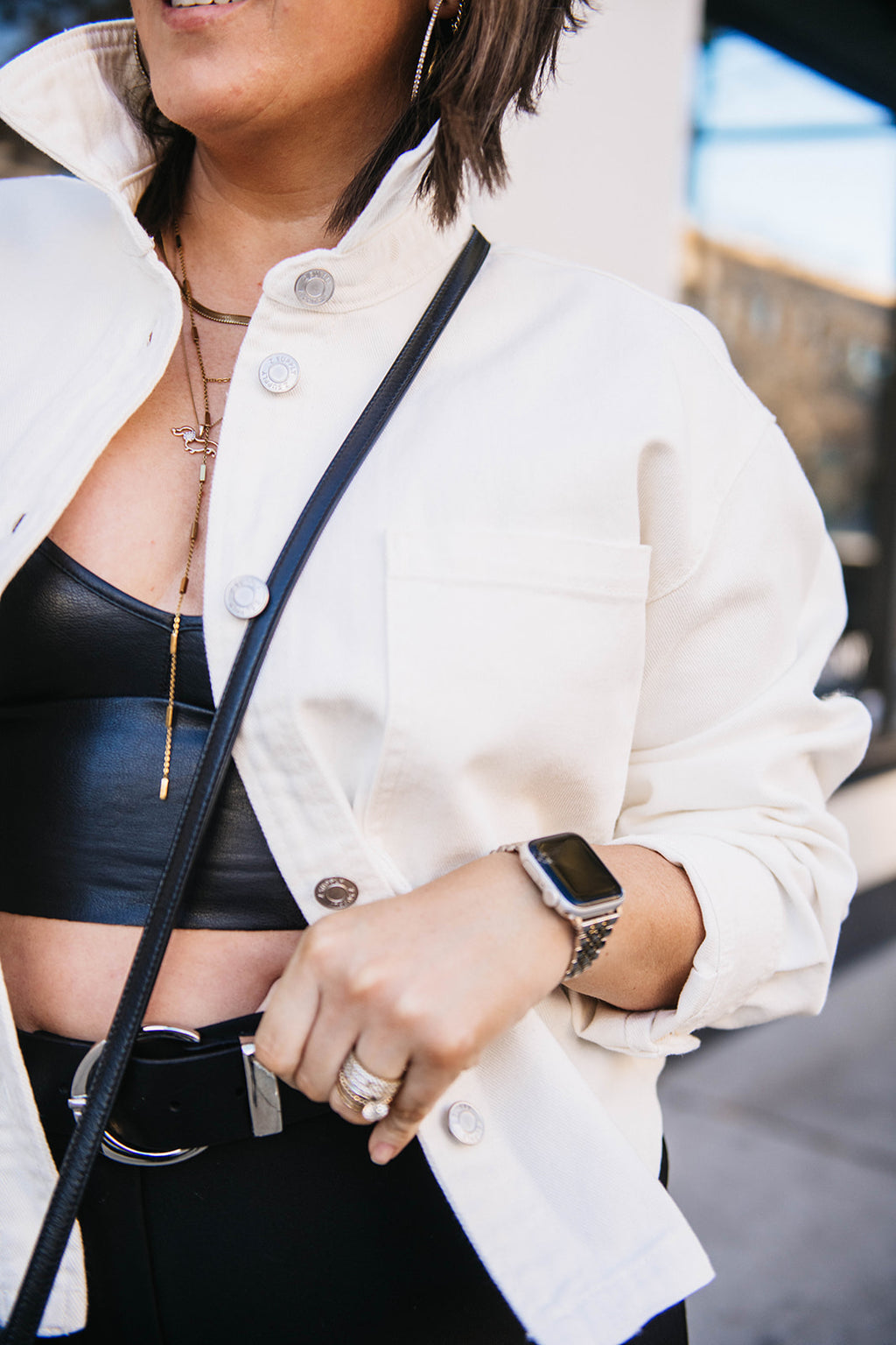 CROPPED DENIM JACKET