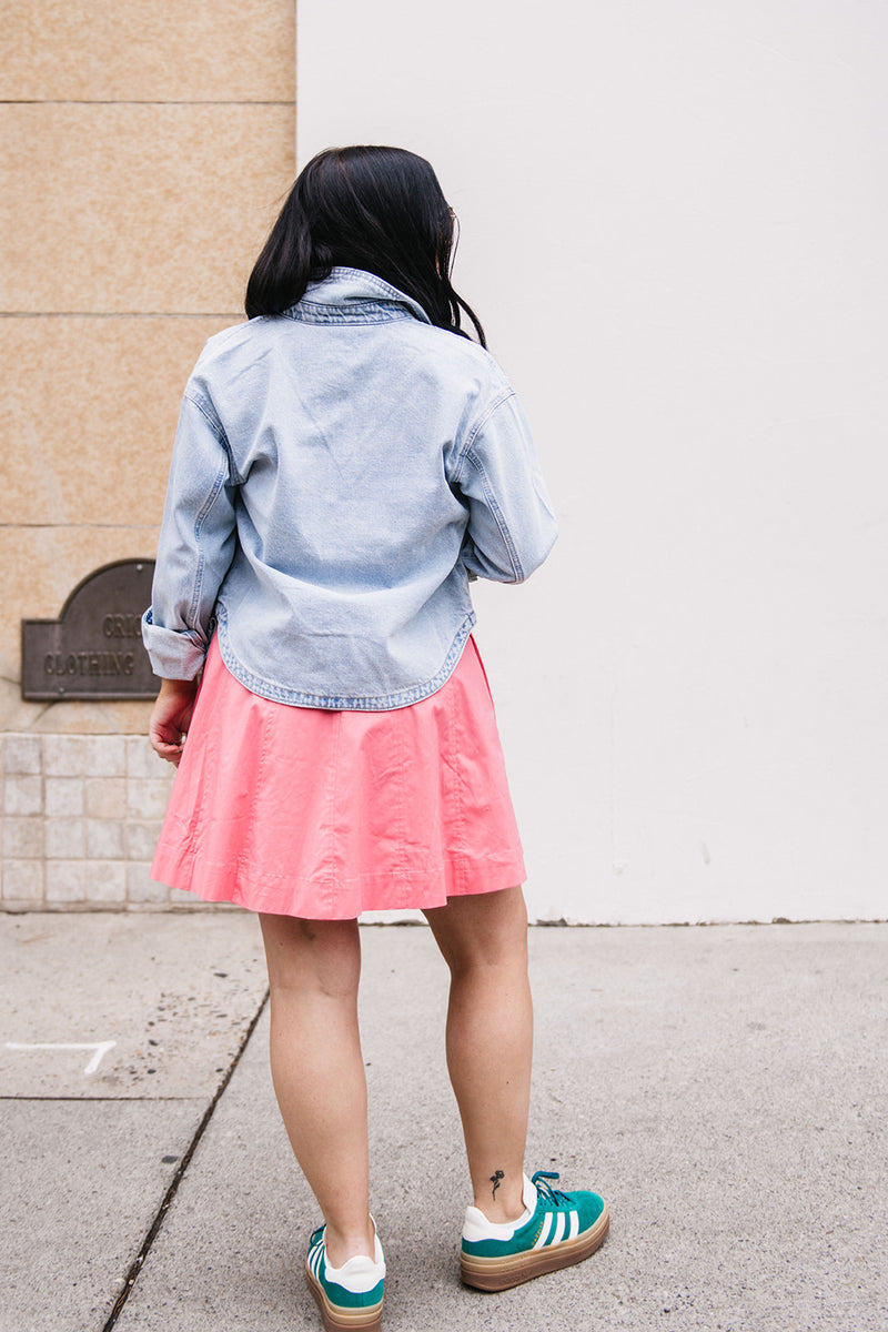CROPPED DENIM JACKET