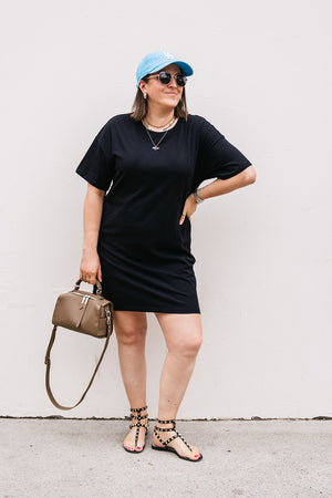 SHORT SLEEVE T-SHIRT DRESS