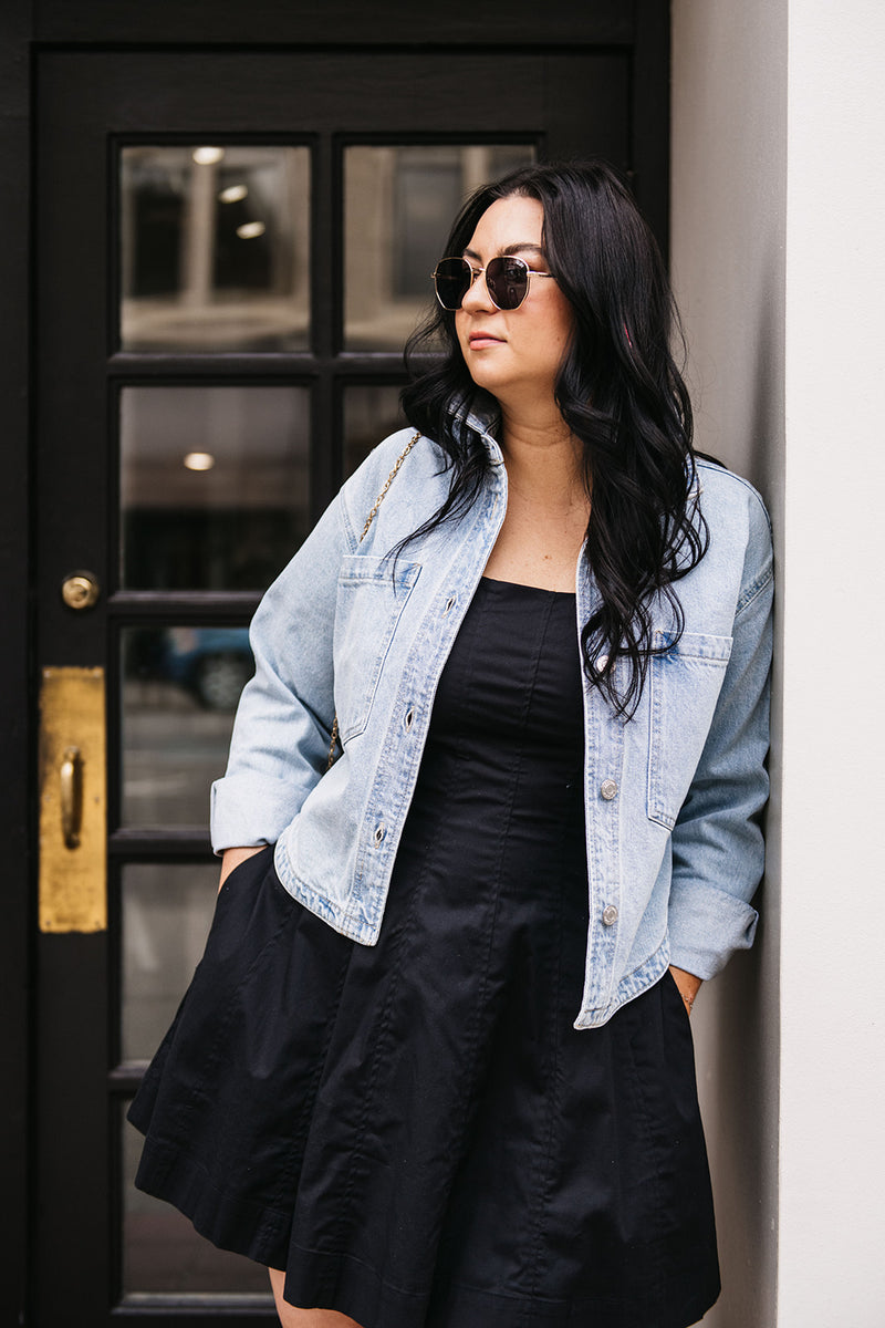 CROPPED DENIM JACKET
