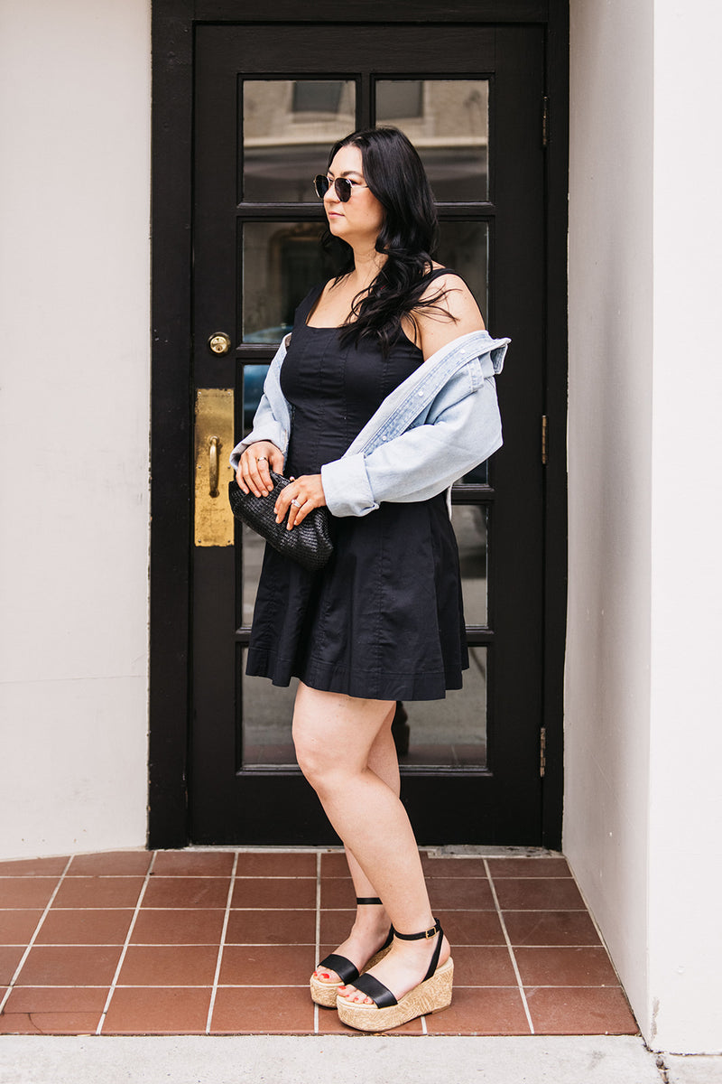 STRETCH COTTON SKATER DRESS SOMETHINGchic Clothing STRETCH COTTON SKATER DRESS SOMETHINGchic Clothing