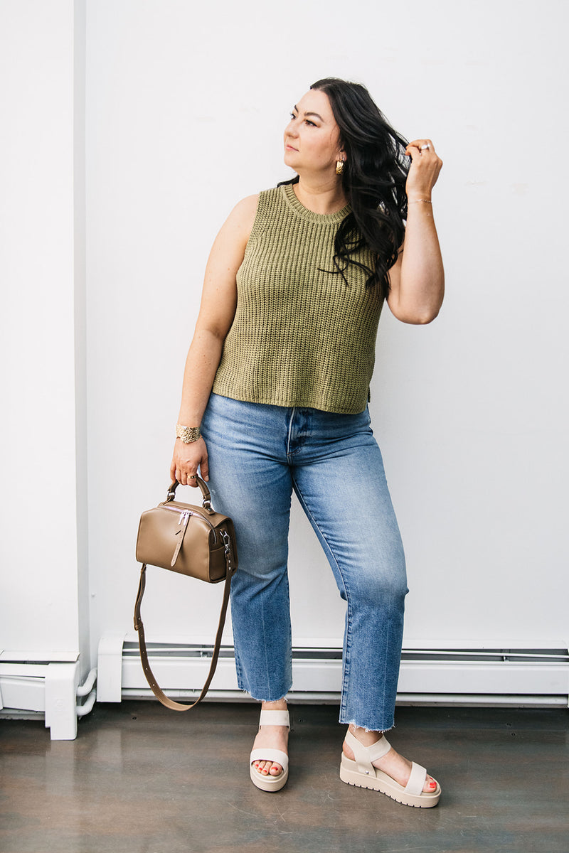 CHUNKY KNIT TANK