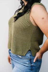 CHUNKY KNIT TANK