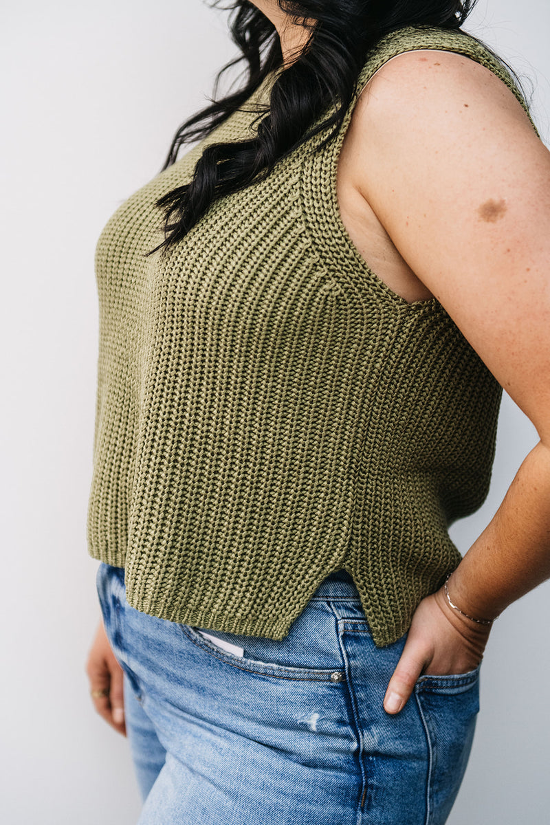 CHUNKY KNIT TANK