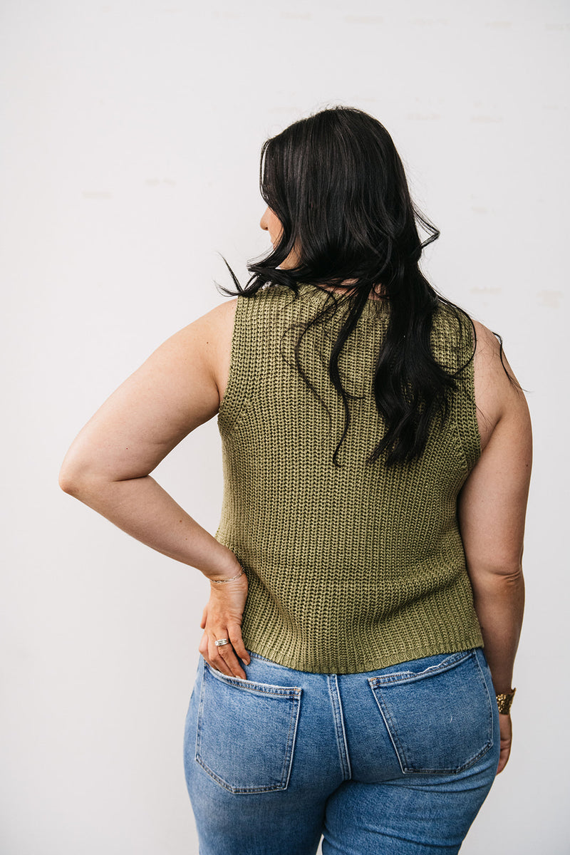 CHUNKY KNIT TANK