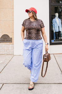 PINSTRIPE BARREL PANT