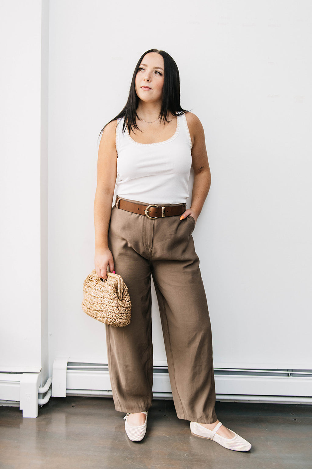 BARREL LEG PANT